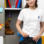 Sakıp Sabancı Anadolu Lisesi Beyaz Sıfır Yaka Tişört