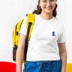 Sakıp Sabancı Anadolu Lisesi Beyaz Sıfır Yaka Tişört