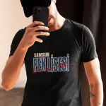 Samsun Garip Zeycan Yıldırım Fen Lisesi Siyah Tişört