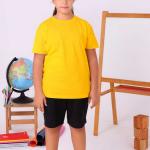 Sarı Baskısız Çocuk Tişört – Yönetmeliğe Uygun ve Rahat Tasarım