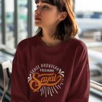 Şehit Abdullah Yıldırım Anadolu Lisesi Bordo Sıfır Yaka Sweatshirt