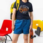 Şehit Abdullah Yıldırım Anadolu Lisesi Lacivert Sıfır Yaka Tişört