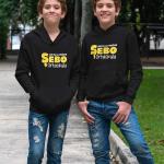 Şehit Enver Buğur Ortaokulu Siyah Kapüşonlu Sweatshirt