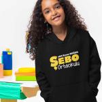 Şehit Enver Buğur Ortaokulu Siyah Kapüşonlu Sweatshirt