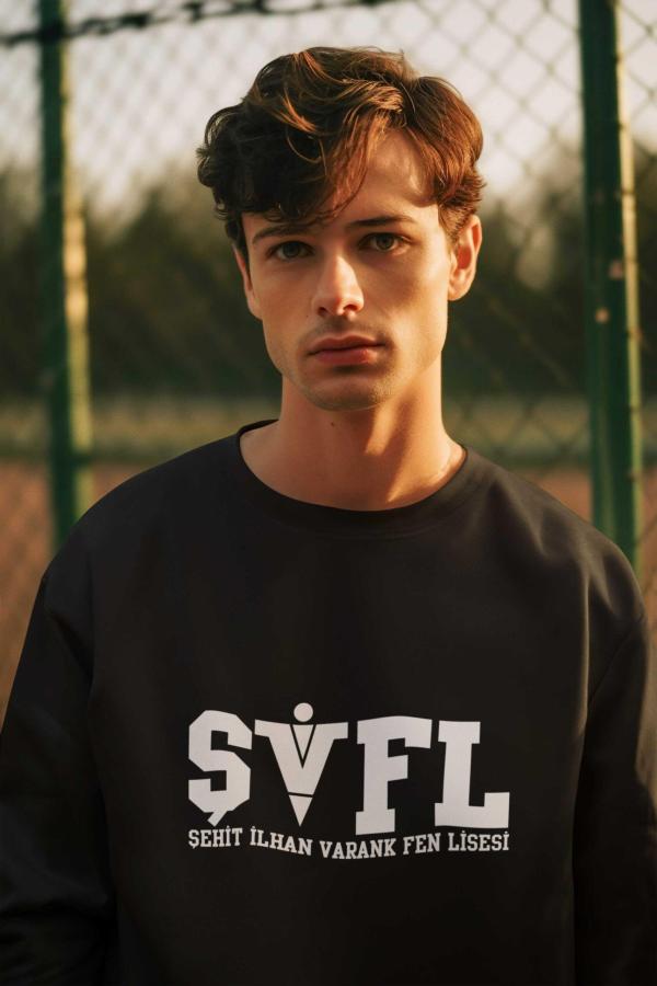 Şehit İlhan Varank Fen Lisesi Siyah Sweatshirt