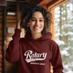 Seyhan Rotary Anadolu Lisesi Bordo Hoodie