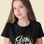 Sıtkı Kulak Ortaokulu Tişört – Siyah, Unisex, Sıfır Yaka Tasarım