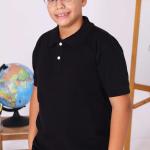 Siyah Çocuk Polo Yaka Kısa Kollu Tişört – Okul Forması