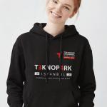 Teknopark İstanbul Mesleki ve Teknik Anadolu Lisesi Siyah Kapüşonlu Sweatshirt