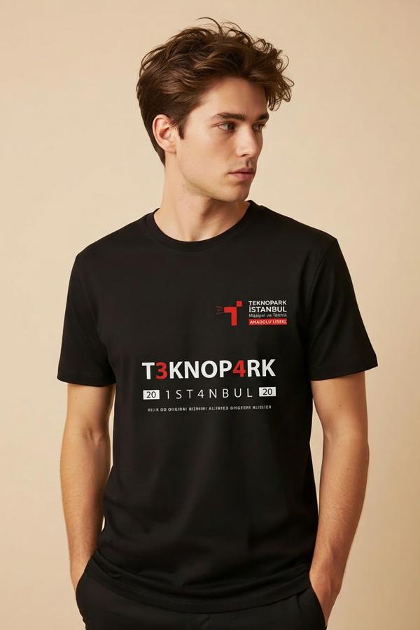 Teknopark İstanbul Mesleki ve Teknik Anadolu Lisesi Siyah Tişört