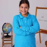 Turkuaz Çocuk Polo Yaka Uzun Kollu Tişört – Okul Forması