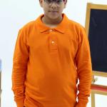 Turuncu Çocuk Unisex Polo Yaka Uzun Kollu Tişört – %100 Pamuk Okul Kıyafeti