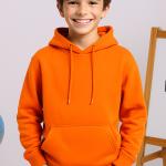 Turuncu Unisex Kapüşonlu Sweatshirt – Okul Yönetmeliğine Uygun Şık ve Rahat Seçim