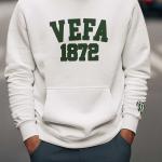 Vefa Lisesi Beyaz Kapüşonlu Sweatshirt
