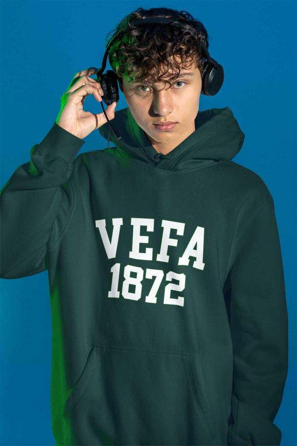Vefa Lisesi Yeşil Kapüşonlu Sweatshirt