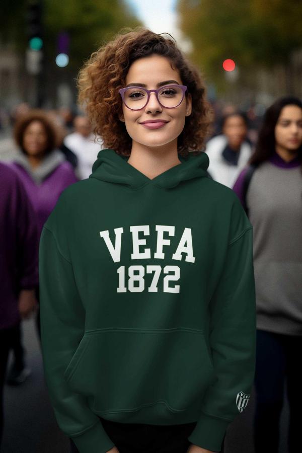 Vefa Lisesi Yeşil Kapüşonlu Sweatshirt