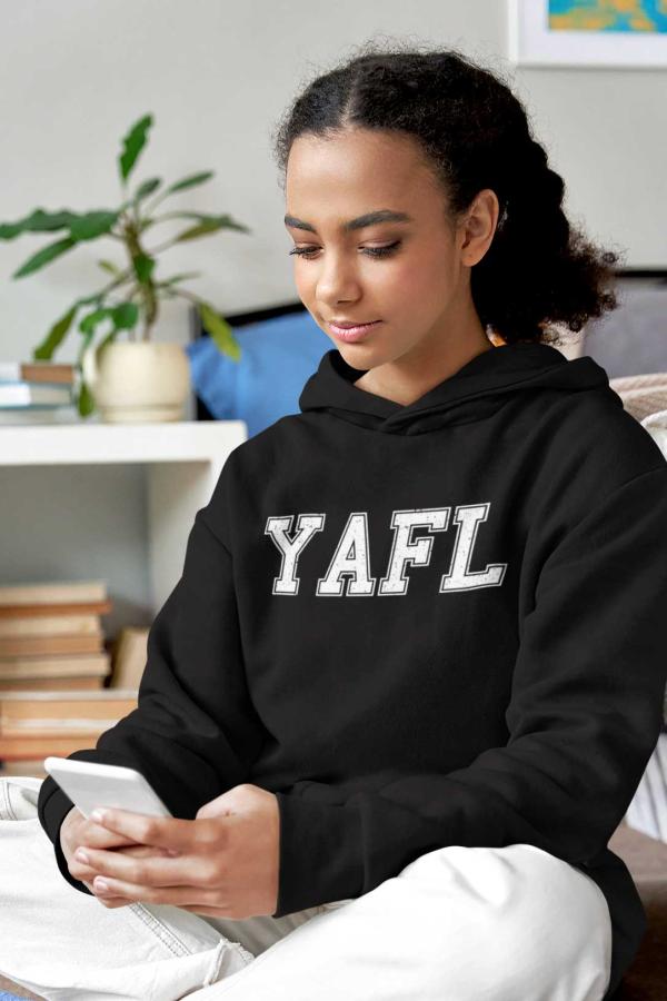 Yaşar Acar Fen Lisesi Siyah Kapüşonlu Sweatshirt | YAFL